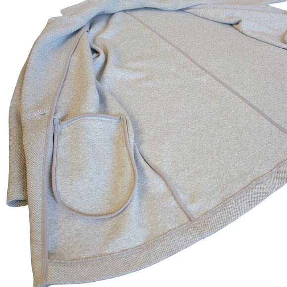 BANANA REPUBLIC Relaxed Fit Knit Double Breasted Grandpa Blazer Womens L Lounge - Picture 5 of 14